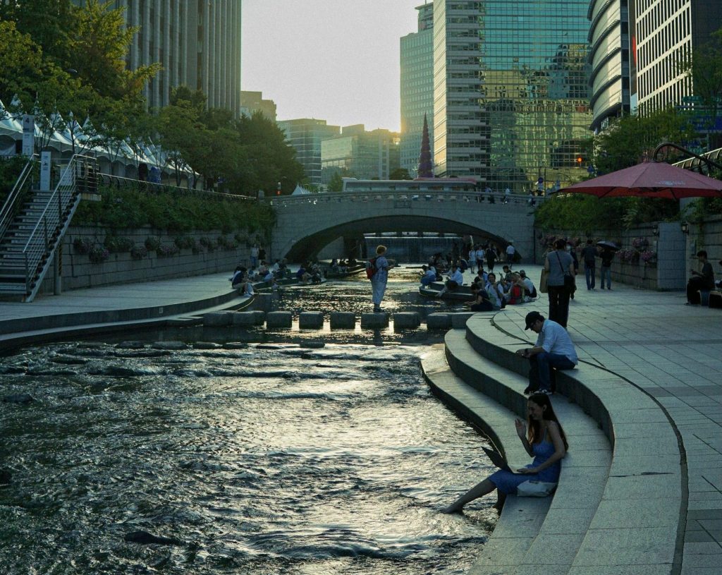 Figura 3. Río Han en Seúl, Corea del Sur. Fuente: Imagen por Kim (2023)