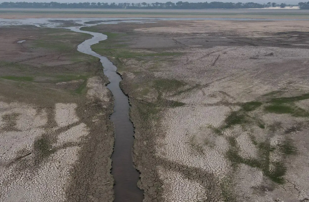 Imagen 7 El río Negro, afluente del río Amazonas, llegó a su nivel más bajo desde que se lleva registro. 2023. Fuente: [16]