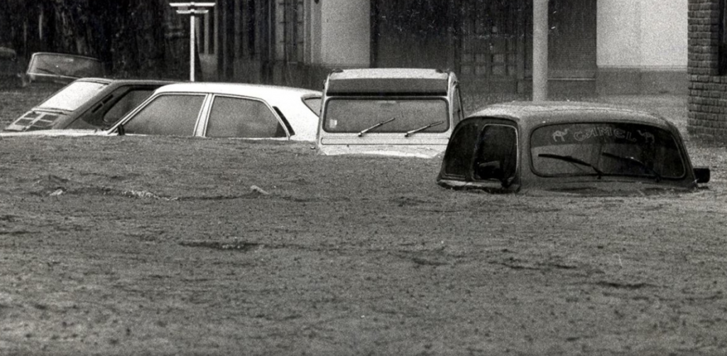 Imagen 1. Inundación en Buenos Aires, Argentina, 1985 Fuente: [6]